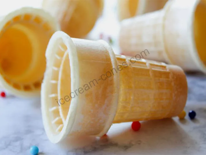 Cone de Gelado de Copo de Fundo Plano