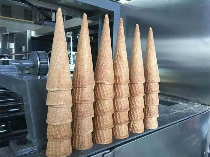 ice cream cone processing