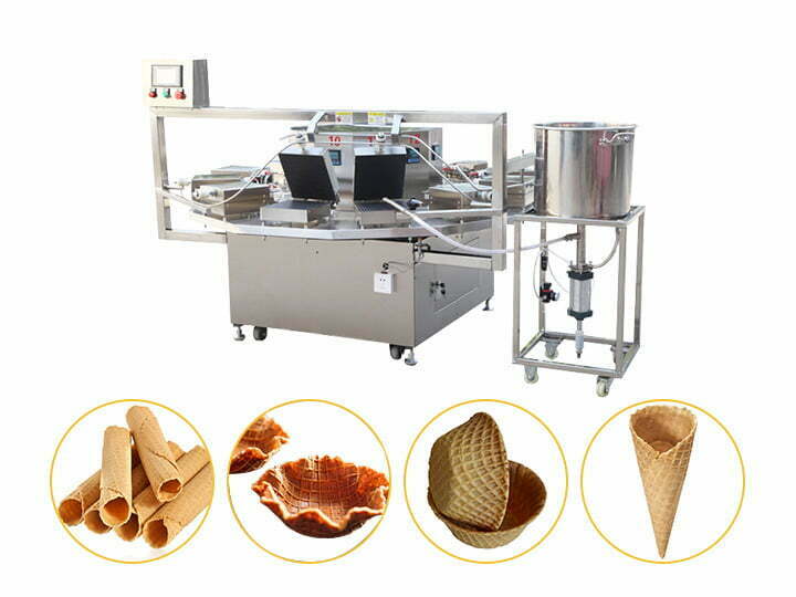semi-automatic crisp ice cream cone making machine for sale