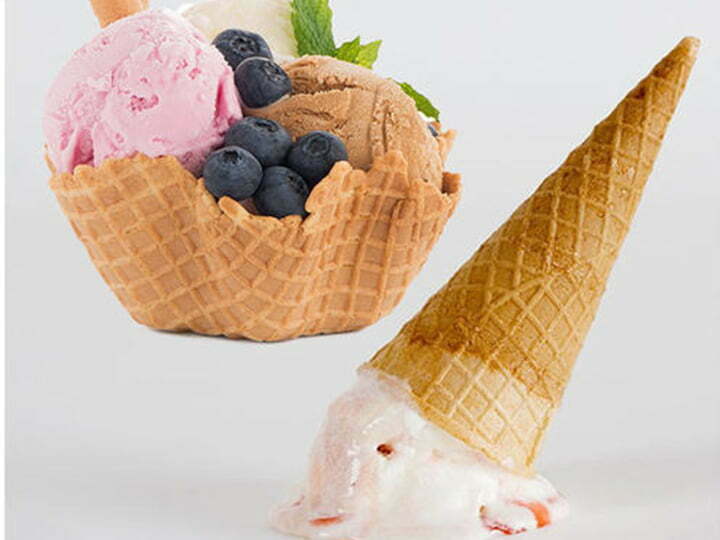 ice cream cone making business