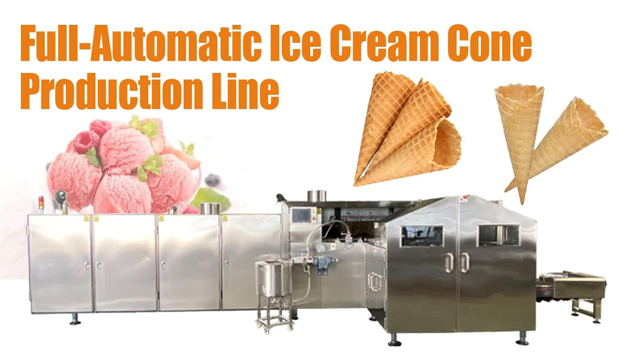 Full automatic sugar cone production line