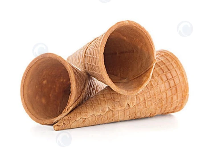 casquinha de sorvete em forma de cone