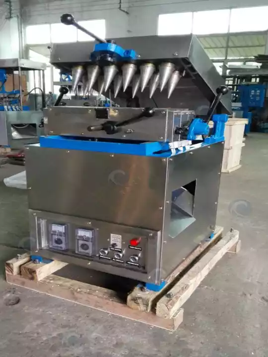 12 heads wafer cone machine