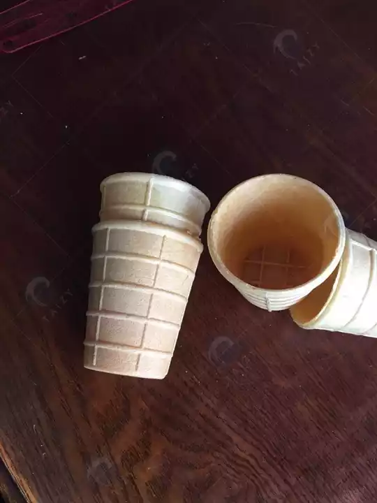 cone de copo de wafer feito por máquina